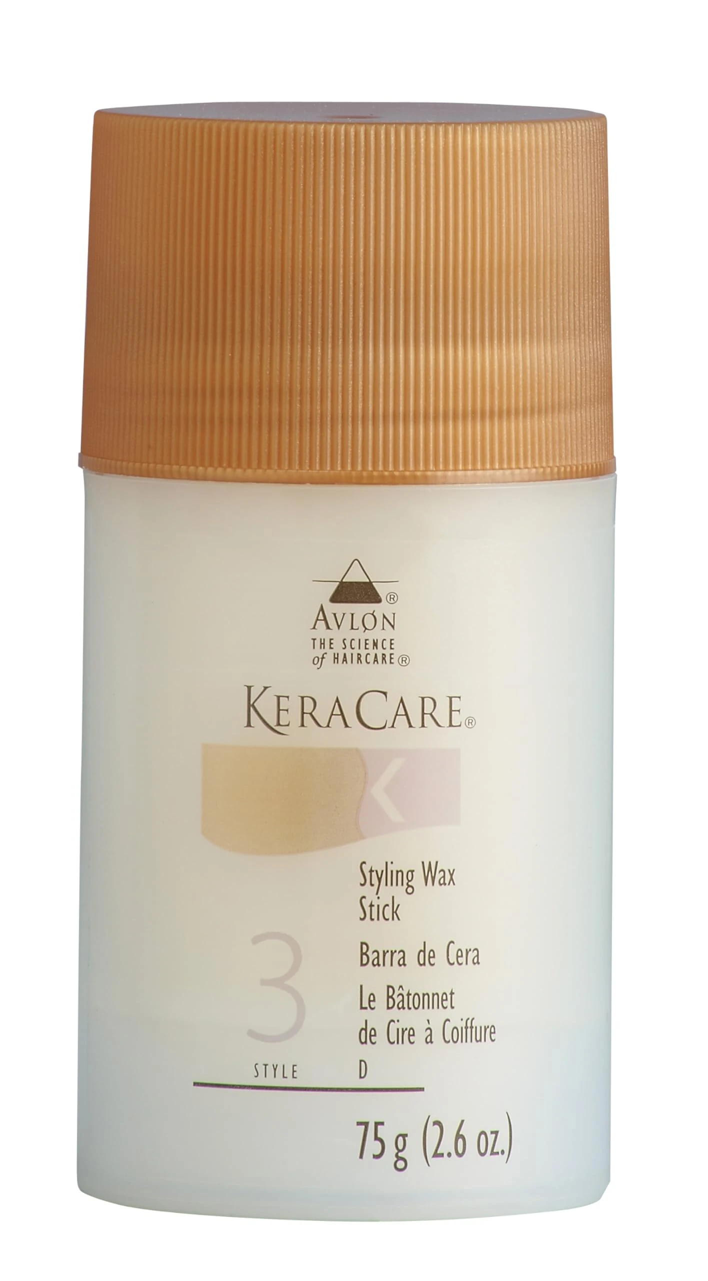 Avlon KeraCare Styling Wax Stick, Style 3,2.6 oz,75 g (Pack of 1)