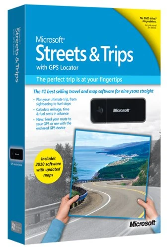 Microsoft Streets & Trips 2009 With Gps