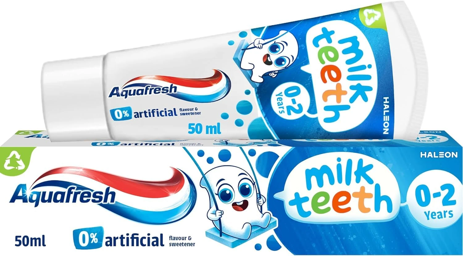 Aquafresh Milk Teeth 0-2 Years Kids Toothpaste, 50ml