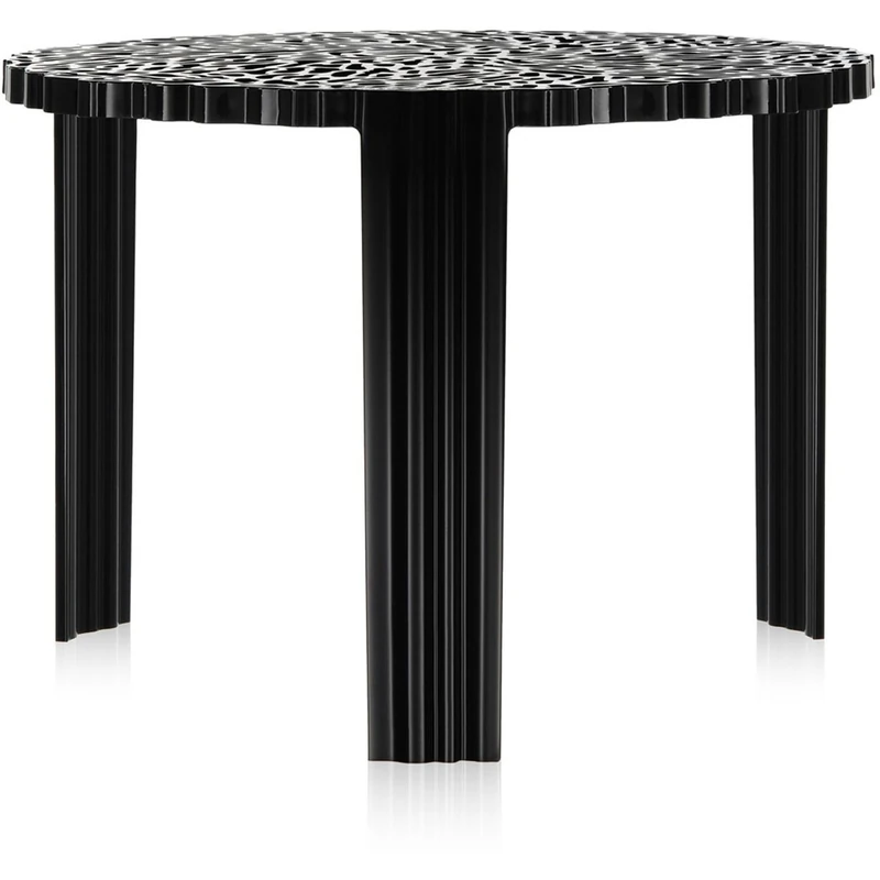 Kartell T-Table Furniture, Black, 60 x 60 x 49 cm