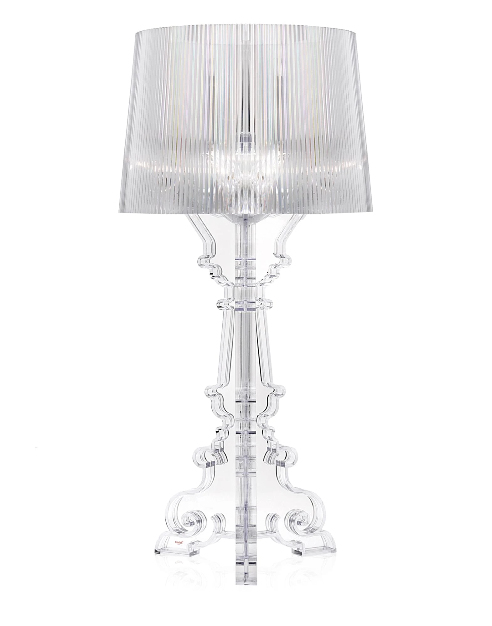Kartell Bourgie, table lamp, dimmer, crystal