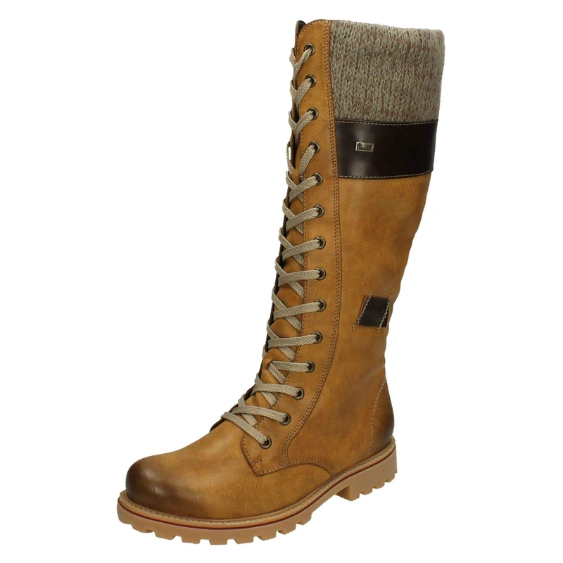 Rieker Z1442-24, Women’s High Boots, Brown (Muskat/Kastanie/Stein 24), 4 UK (37 EU) - Image 1
