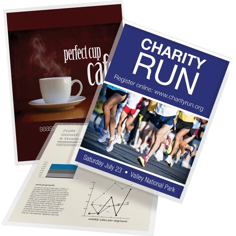 GBC Laminating Sheets, Thermal Laminating Pouches, Letter Size, 3 Mil, HeatSeal Ultra Clear, 100 Pack (3745022)