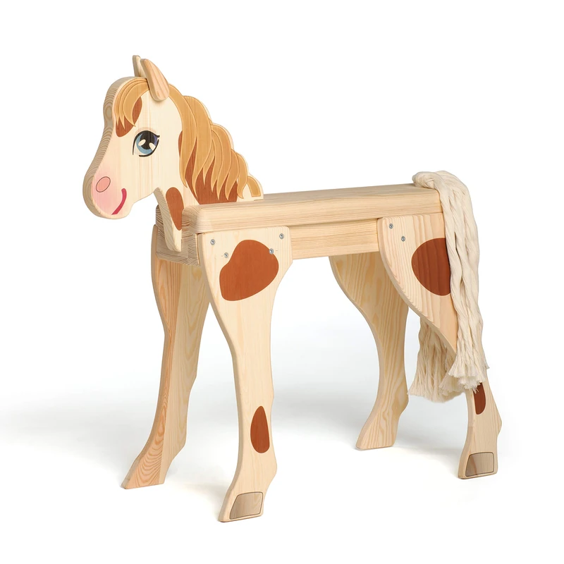 Erzi 51132 Beautiful Wooden Horse
