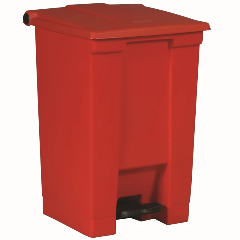 Rubbermaid Commercial Products Step-On Container 45 Litre Red FG614400RED