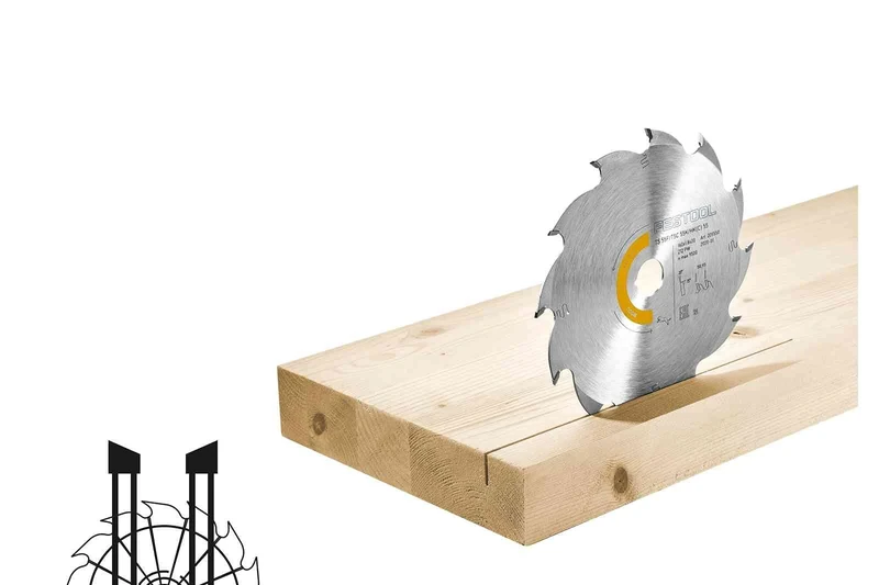 Festool 493196 Panther Saw Blade 210x2,6x30 PW16 for TS 75, Silver