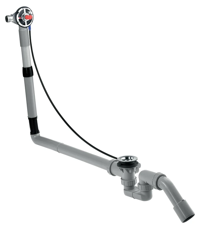 hansgrohe basic set for Exafill bath filler with waste and overflow set for large bathtubs