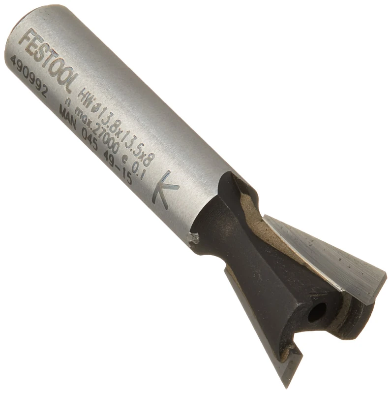 Festool 490992 Dovetail Bit - 14.3 mm Carbide Cutting Diameter