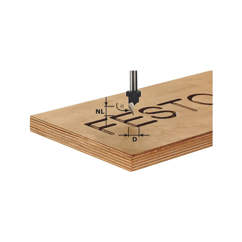 Festool Script Cutter HW S8 D11/60 Degree - Tungsten Carbide