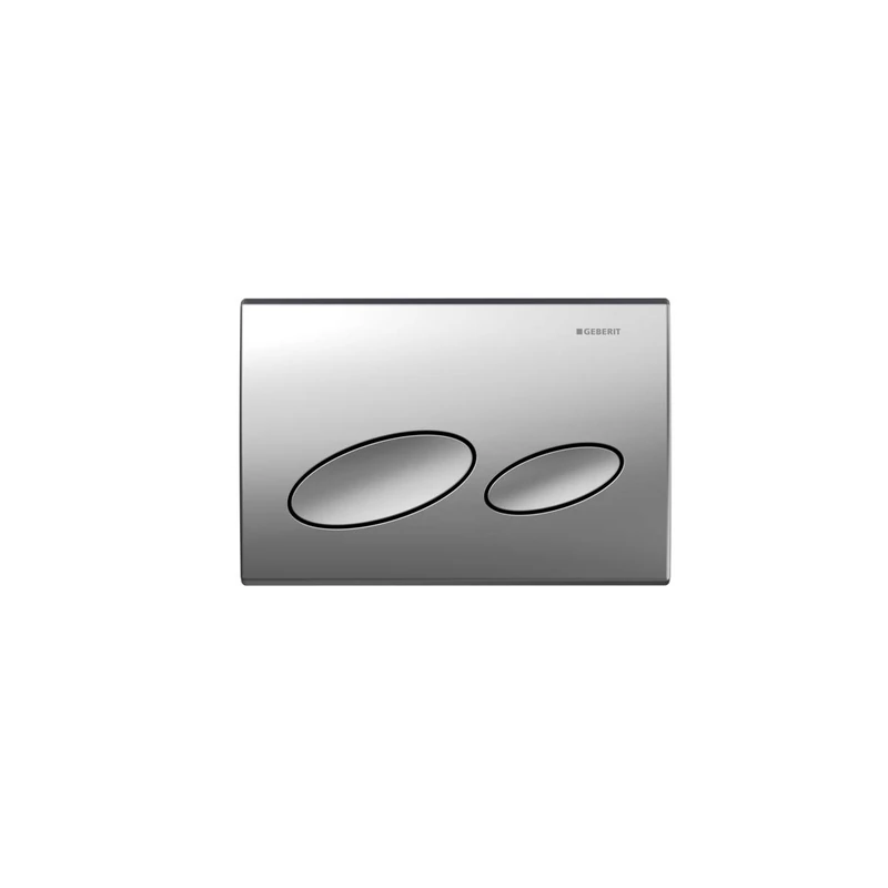Geberit Kappa20 115228461 Actuator Plate for 2 Different Flush Powers Glossy Chrome-Plated