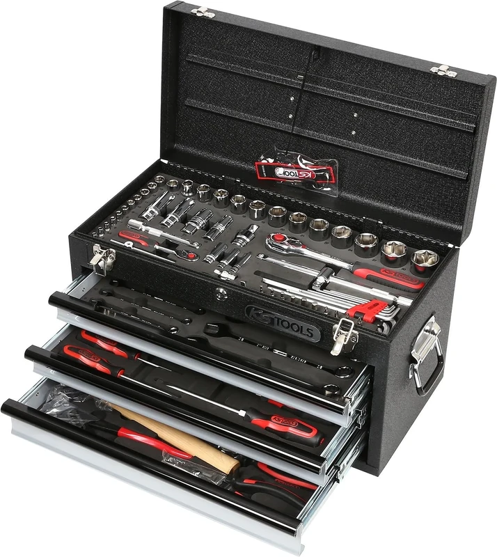 KS Tools 918.0200 Chrome Plus Uni Tool Kit (99 Pieces)