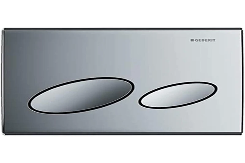 Geberit 115228211 Actuator Plate Kappa 20 for 2 Quantity Activation High Gloss Chrome-Plated - Image 1