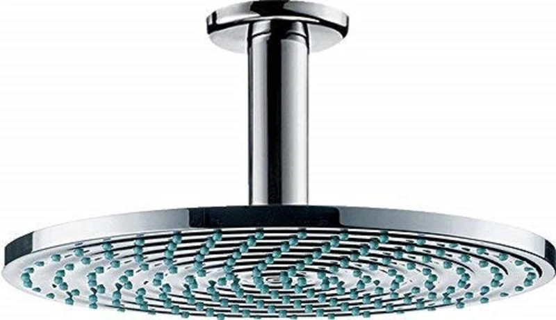 Hansgrohe Ecosmart 27463000 Raindance Air Overhead Shower 240 mm Chrome-Plated with Ceiling Connection