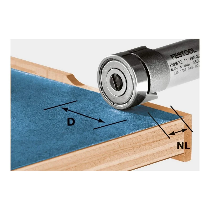 Festool Fresa de enrasado HW/KLS D22/8-OFK