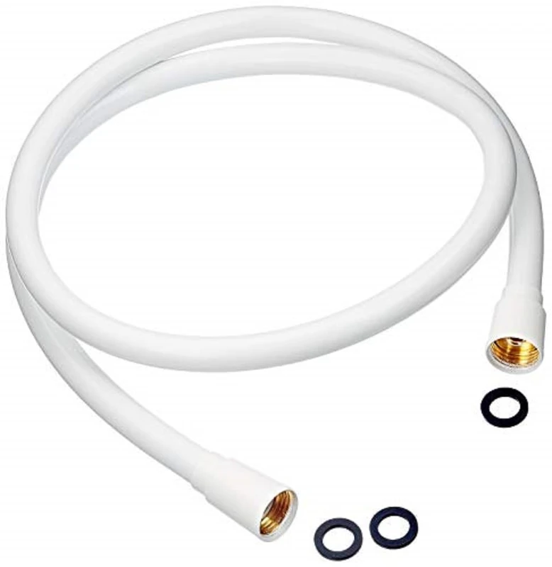 hansgrohe Isiflex Shower Hose 1.25 m, anti-kink and tangle free, white
