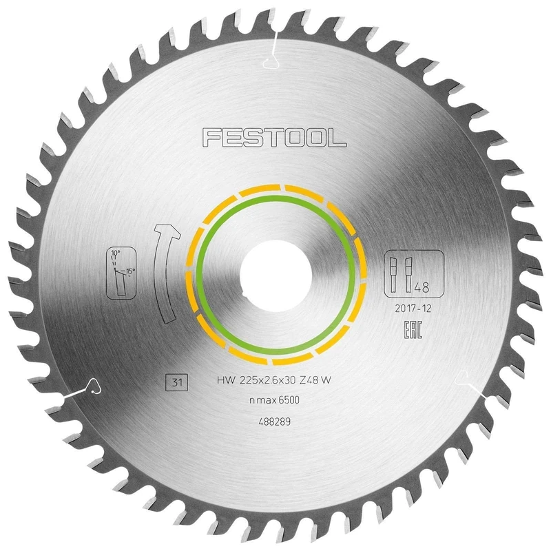 Festool Saw blade WOOD FINE CUT HW 225x2,6x30 W48