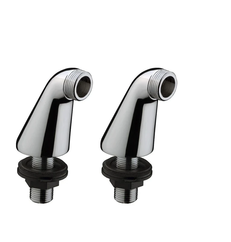 hansgrohe pillar unions for rim-mounted bath mixer, 150 mm, chrome