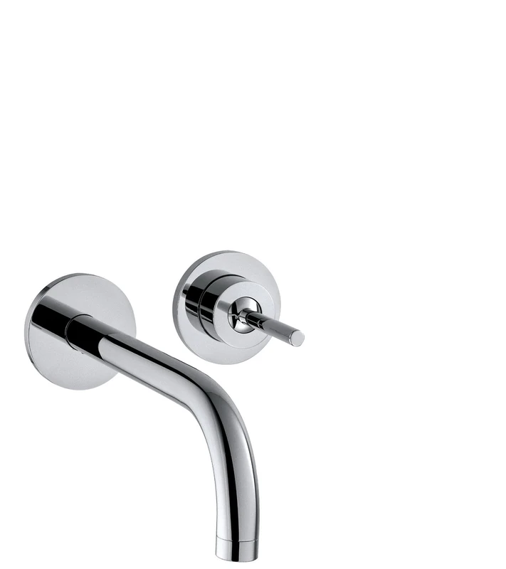 Axor Uno Flush-Mounted Tap with Spout Length 165 mm Wall Mounted Chrome