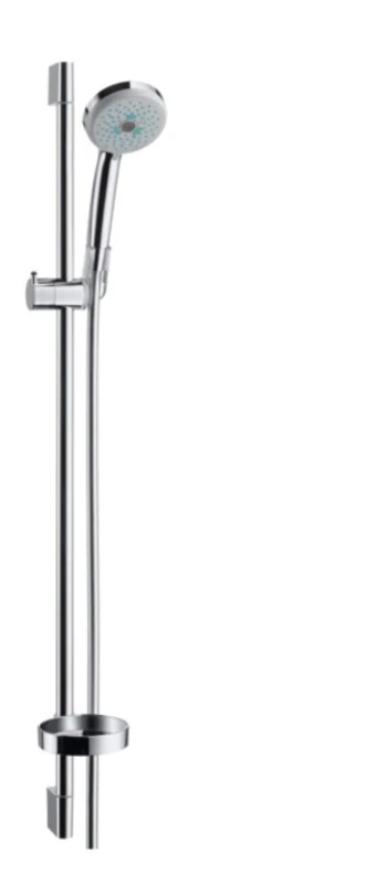 hansgrohe 27774000 0.9 m Croma 100 multi Hand Shower/Unica'C Wall Bar Set - Chrome