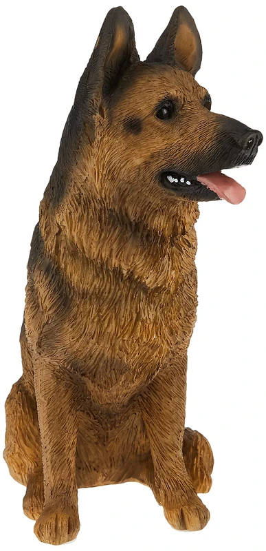 Sandicast Original Size German Shepherd Sculpture, Sitting (OS350)