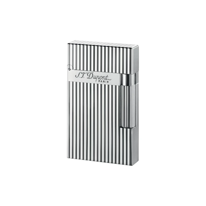 S.T. Dupont D-016817 Ligne 2 Lighter - Vertical Lines Silver