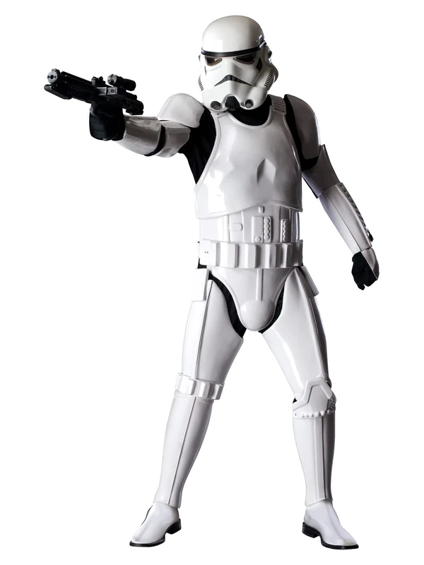 Rubies Official Disney Star Wars Supreme Edition Storm Trooper Collectors Costume - Adult Size X-Large Halloween, World Book Day