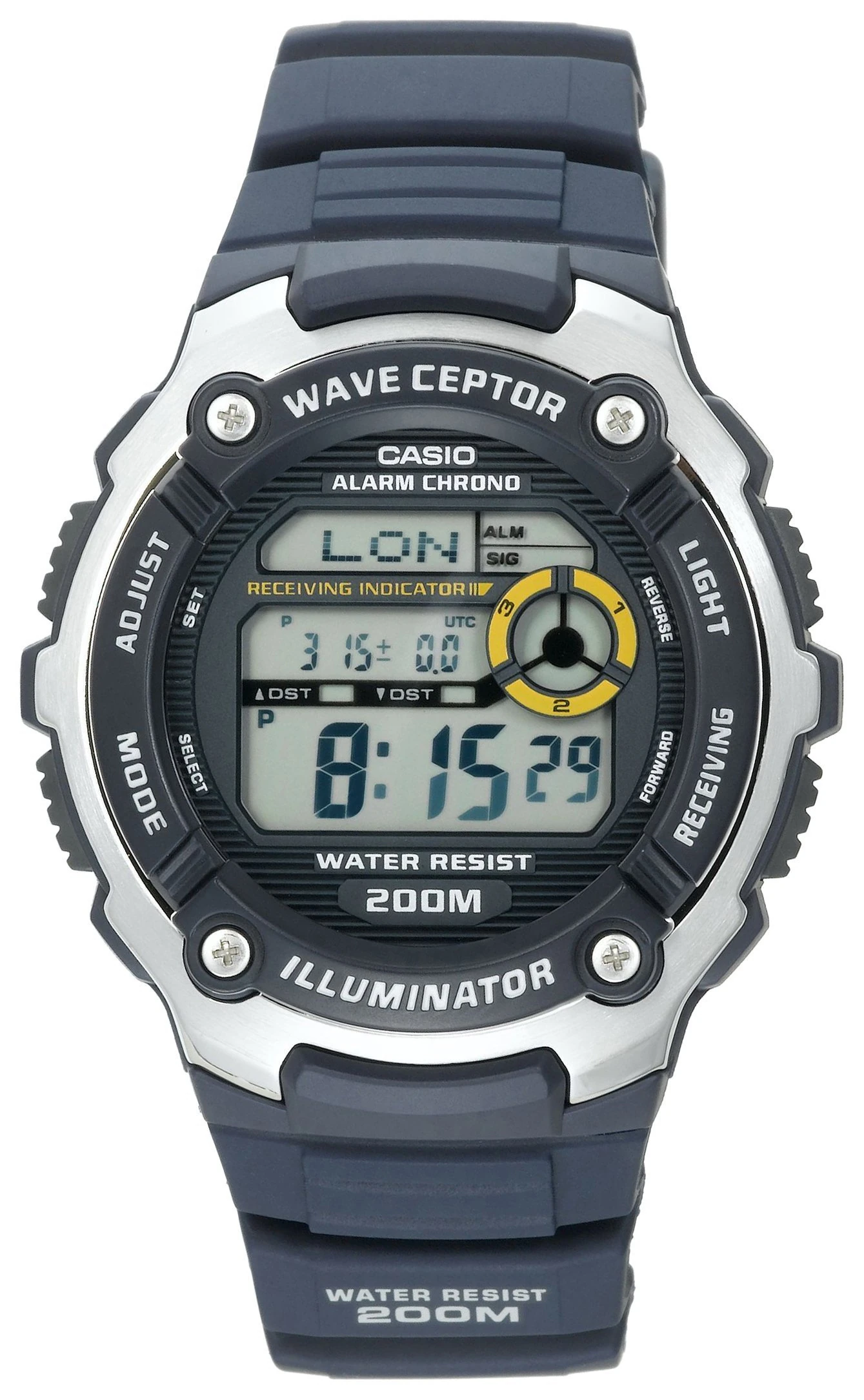 Casio Men's WV200A-2AV Waveceptor Atomic Sport Watch, Quartz Movement