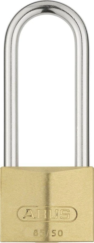 ABUS 03874 127mm Long Shackle Service Brass Padlock with 2745 Alike Keyed