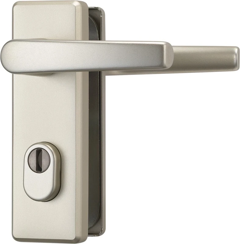 ABUS 089657 KKZS700 F2 EK Protective Fitting Silver Double-Sided Handle Locks