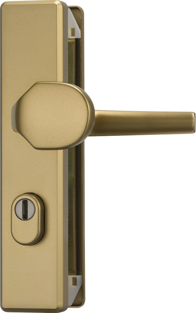 ABUS KLZS714 F4 EK 08425 Door Knob and Handle Door Fitting with Cylinder Protection Rectangular