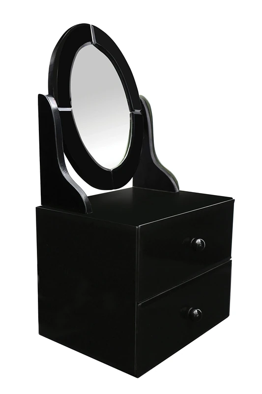 Premier Housewares 2-Drawer Dresser Unit, Black