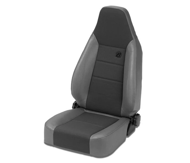 Bestop 3943809 Charcoal Trailmax II Sport Seat - Jeep 1976-2006 CJ7 & Wrangler