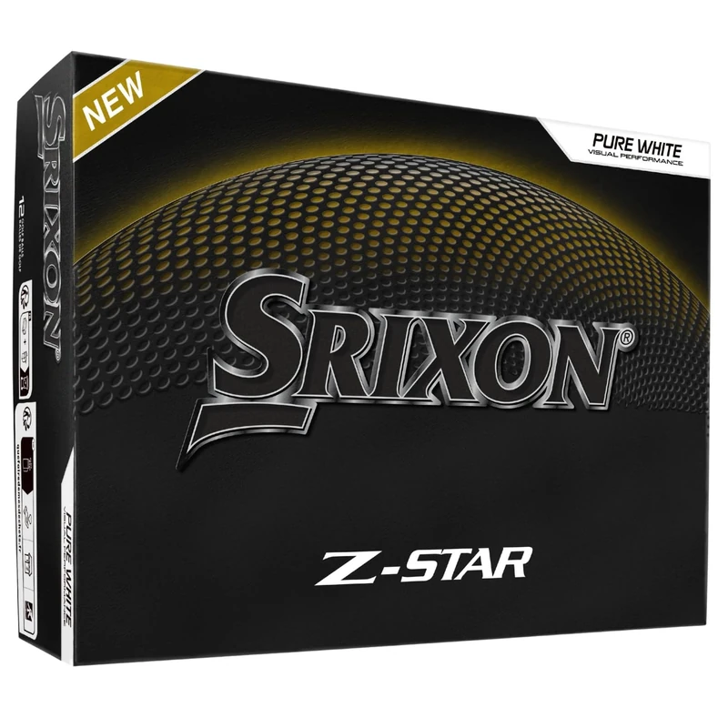Srixon Z-STAR 9 - High Performance Golf Ball | Extreme Distance & Spin | FastLayer DG Core 2.0 | Spin Skin+ Cover | Soft Feel & Control | Available in White & Tour Yellow