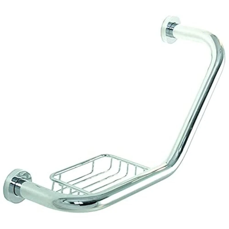 BRAVAT Varuna Bath Rail 125 x 415 x 228 Brass Chrome