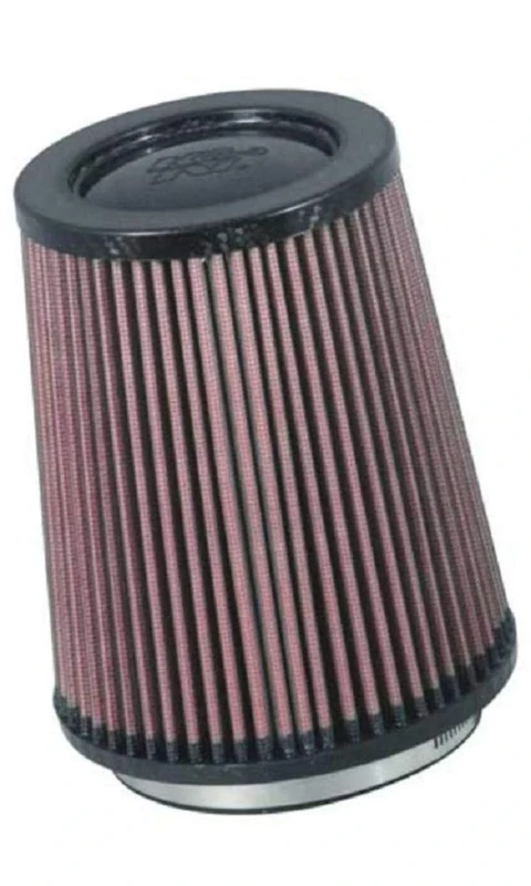 K&N Universal Air Filter - Carbon Fiber Top: High Performance, Premium, Replacement Filter: Flange Diameter: 4.25 In, Filter Height: 6.75 In, Flange Length: 0.625 In, Shape: Round, RP-5167