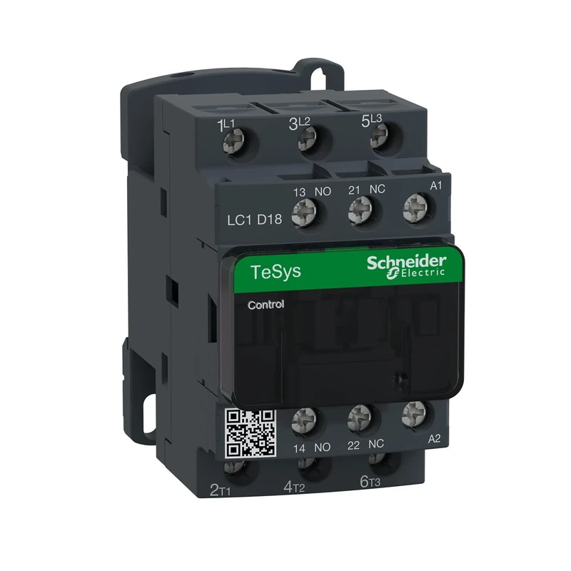 Schneider Electric TeSys D - AC Contactor, 110 V AC, 50/60 Hz, 3 Pole, 3NO, 18A, Fixed & DIN Rail Mounting, LC1D18F7