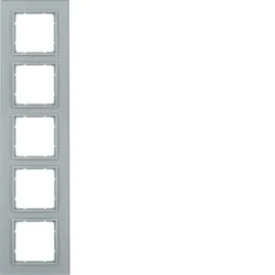 Hager B7 – Frame 5 Elements Glass Aluminium
