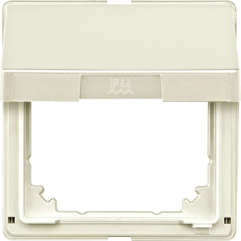 Merten 516544 Intermediate ring with hinged lid, white, AQUADESIGN