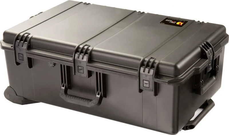 PELI Storm IM2950 Rugged Transport Case for AV Broadcast, Watertight, 242L Capacity, Made in US, With Customisable Foam Inlay, Black
