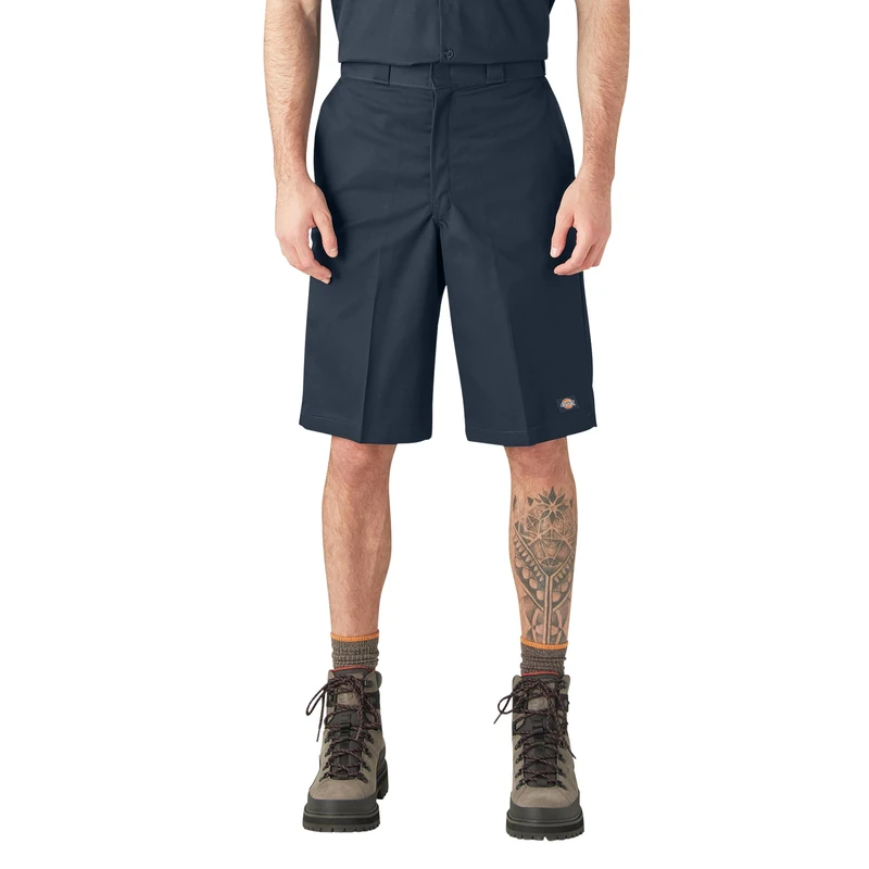 Dickies Men's 13 Inch Loose Fit Multi-Pocket Work Short - Blue -