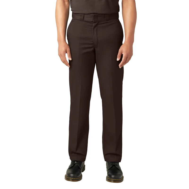 Dickies Men's Original 874 Work Straight Trousers, Dark Brown, Size W29/L32