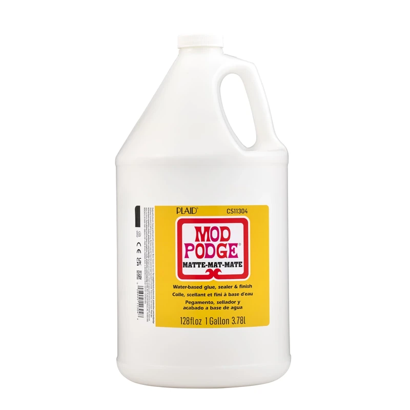 Mod Podge, Water-based Sealer, Glue and Finish, Matte Finish, CS11304, 3.78 l Bottle