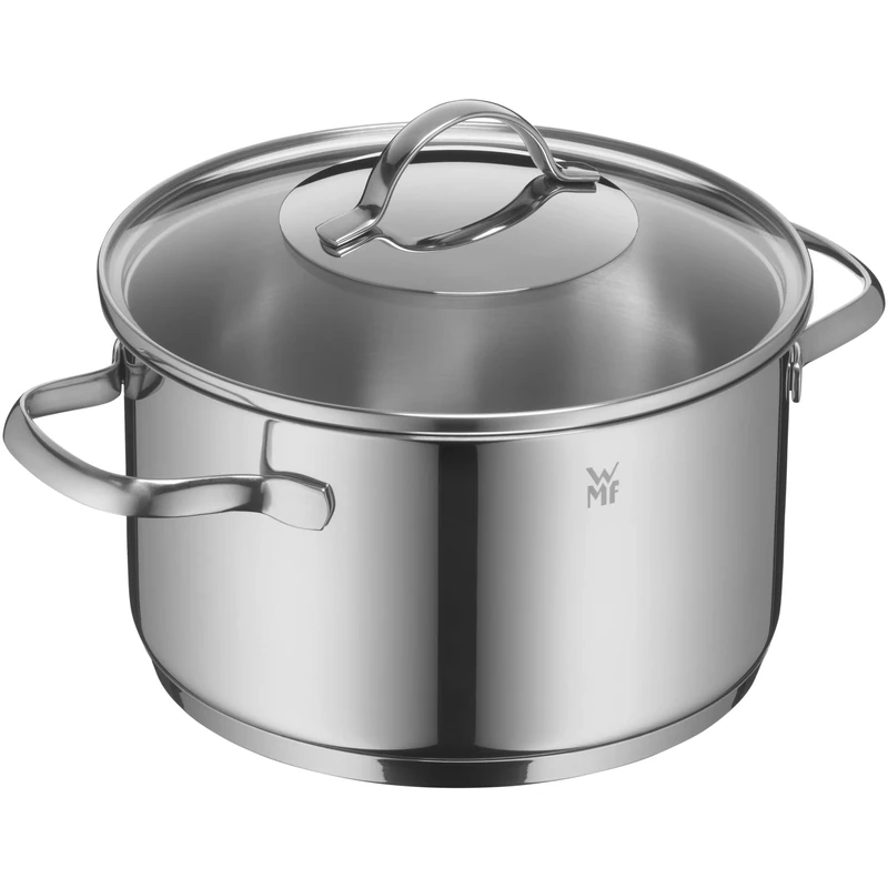 WMF Provence Plus Cromargan High Casserole, Silver, 20 cm, 3.3 Litre