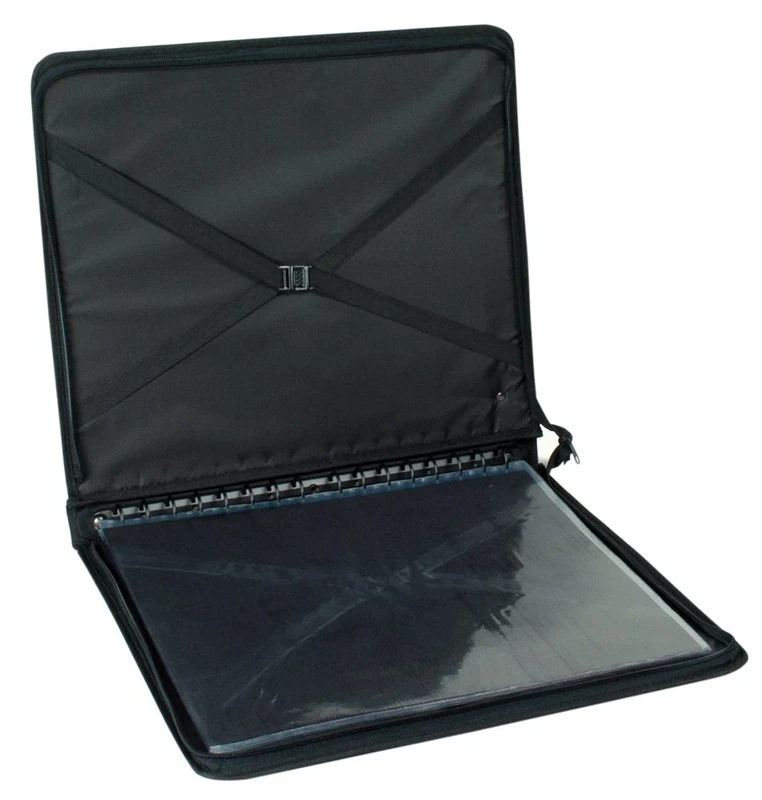 Royal & Langnickel RBIND-90 A1 Soft Nylon Presentation Ring Binder Case,Black