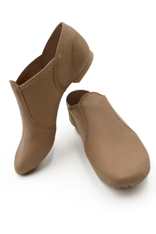 Capezio Women's EJ2 E-Series Jazz Slip-On, Caramel, 12.5