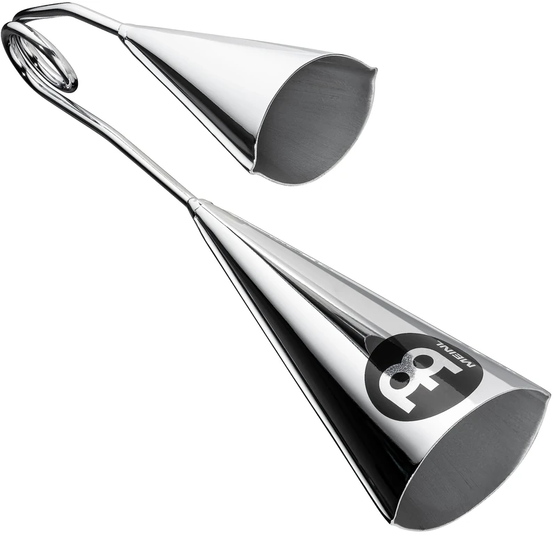 Meinl Percussion Modern Style A-Go-Go - Small Percussion Instrument - Steel, Chromed (STBAG4-CH)