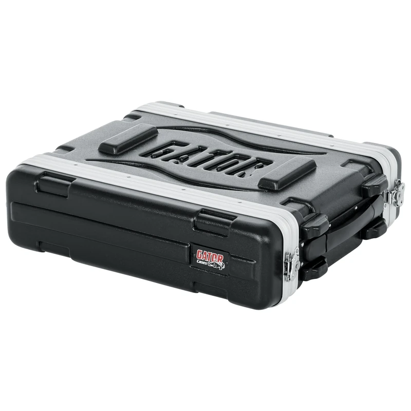 Gator Molded PE 2U 14.25 inch Deep Rack Case with Front / Rear Rails