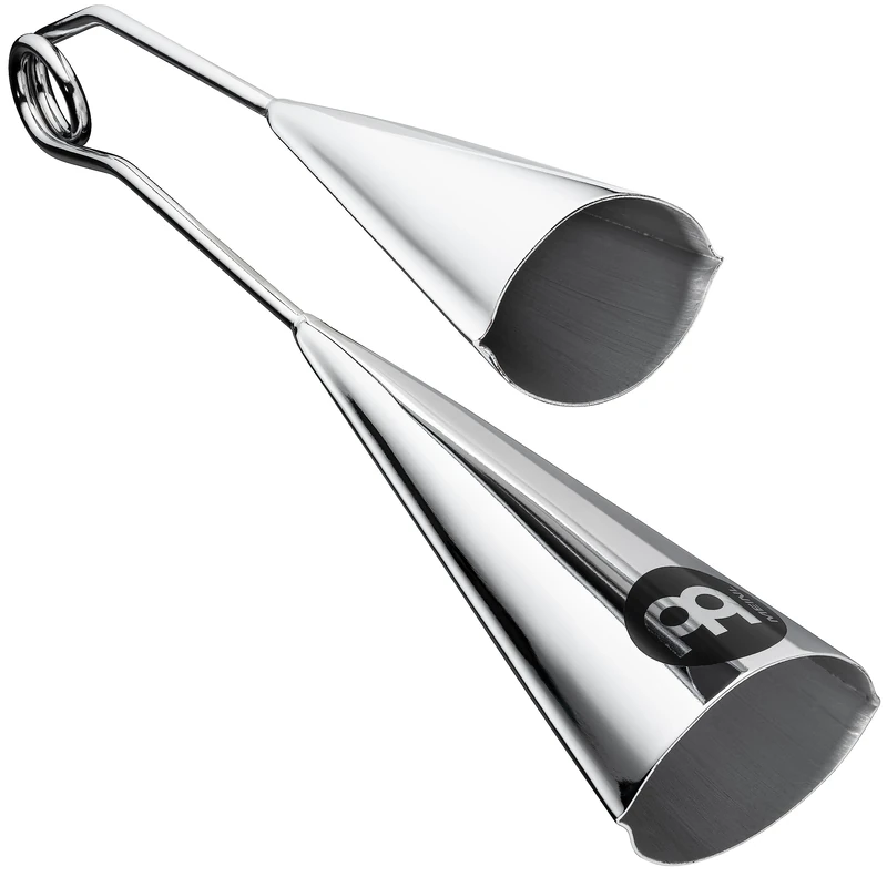 Meinl Percussion Modern Style A-Go-Go - Large Percussion Instrument - Steel, Chromed (STBAG2-CH)