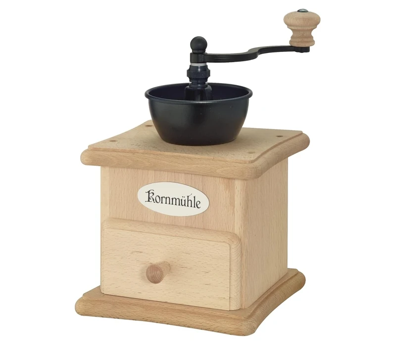 Zassenhaus Corn Mill, Wood, Brown/Black, 9 x 12 x 16 cm