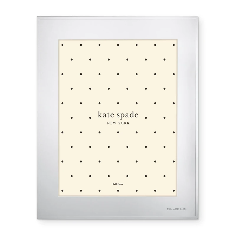 KATE SPADE Darling Point 8" x 10" Frame, 2.40 LB, Metallic